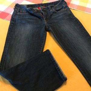 Lucky Dungaree crop jeans